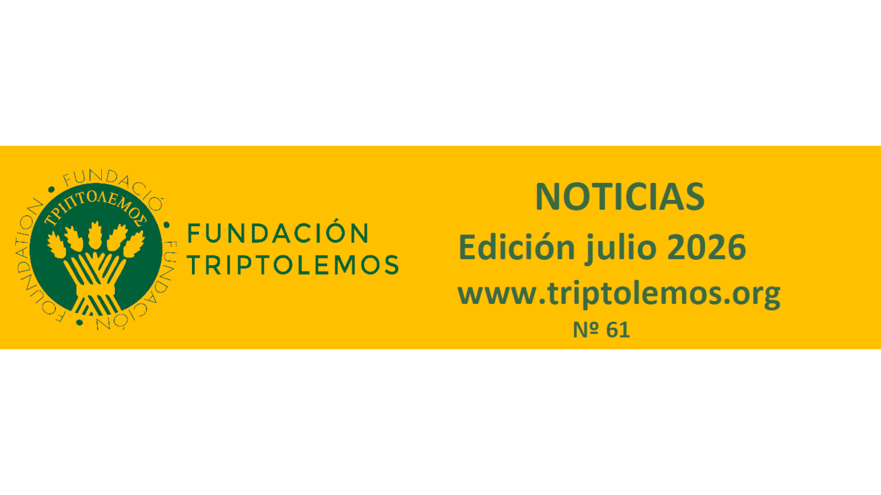Nuevo boletín semestral de la Fundación Triptolemos